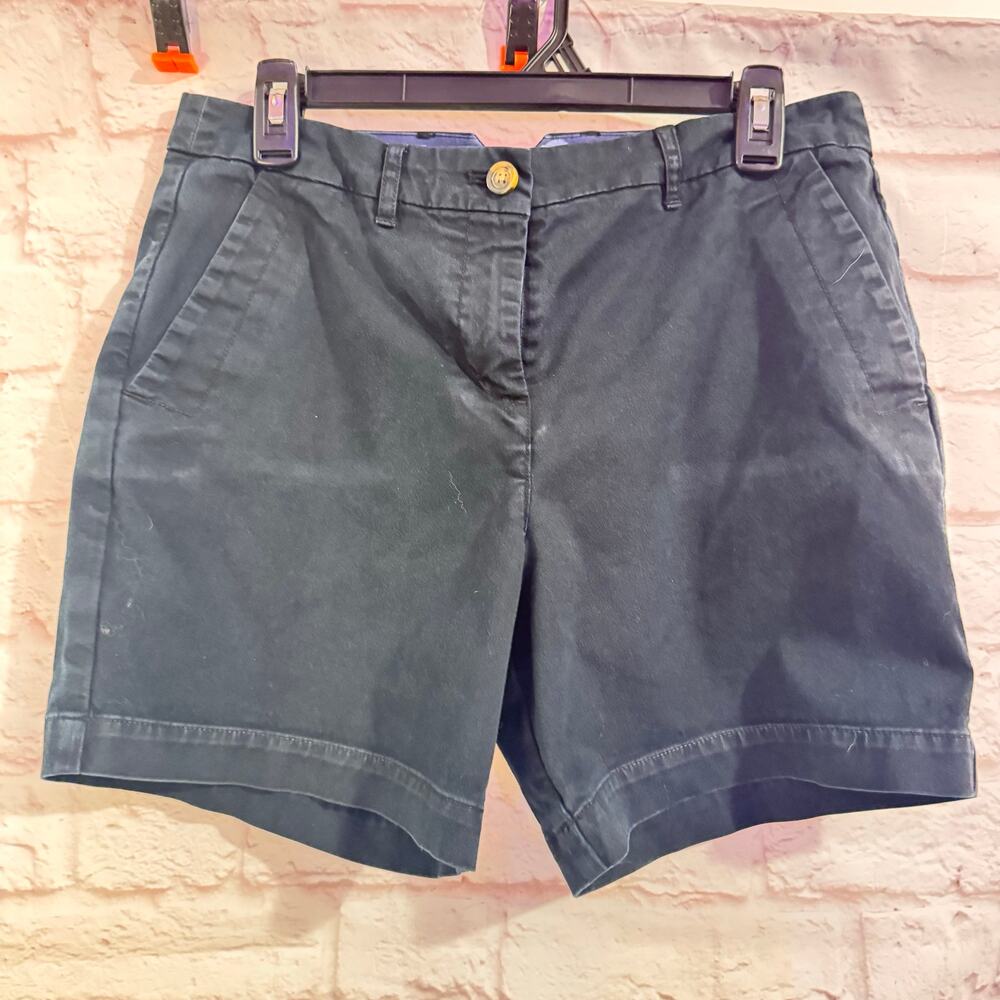 BODEN Sz 8 Navy Shorts Cotton blend 6” inseam